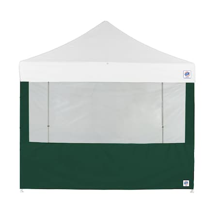 E-Z Up TAA Compliant Food Booth Sidewall, 13' W x 13' H, Forest Green SW3FB13TCFG